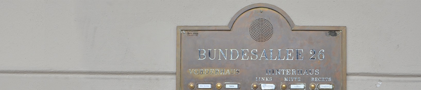 Klingelschild
